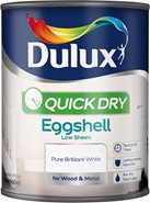 Dulux 2.5 Ltr Dulux Quick Dry Paint - Brilliant White
