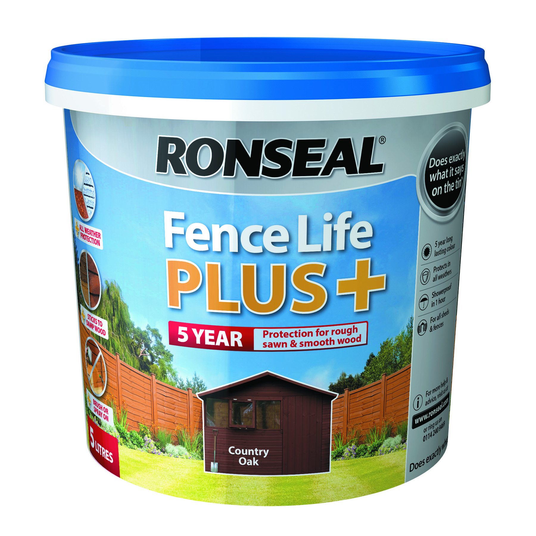 Ronseal Fencelife Plus Country Oak