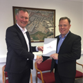 JP Corry Regional Director awarded for 25 year's service