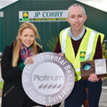 'Platinum' Status for JP Corry in Environmental Benchmarking Survey 