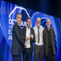 JP Corry celebrates Springfield Road Regional Award win at 2026 Octabuild Awards