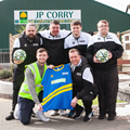 JP Corry sponsor NOW Group Football Kit