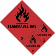 Cent Sign Flammable Gas Class 2 (For Vehicles)