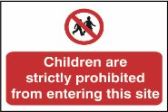 Cent Sign Children Strictly Prohibited