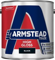Armstead 2.5 Ltr Trade Paint High Gloss - Black