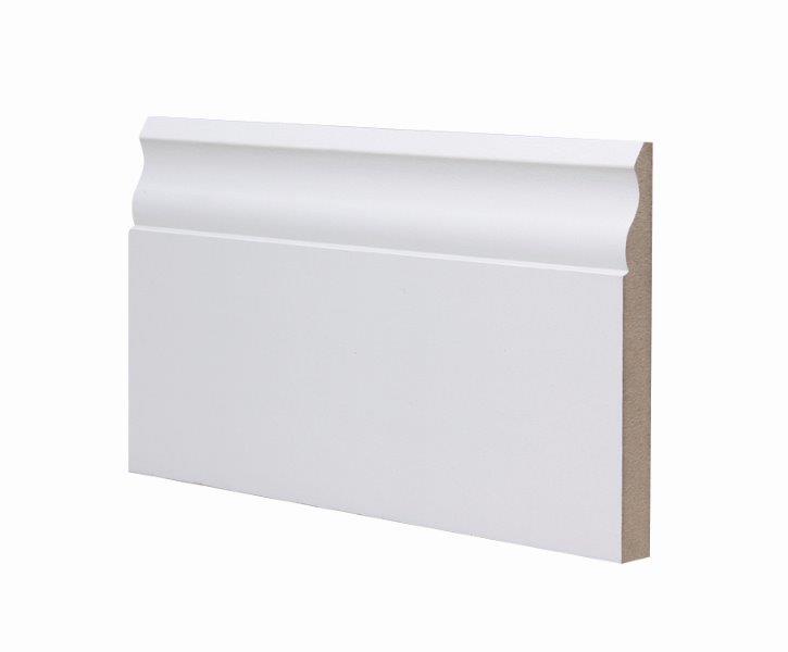 Skirting/Architrave Mdf - White Primed Ogee