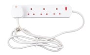 Centurion Trailing Socket 4 Gang With Neon 13Amp