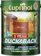 Cuprinol Ducks Back Fence Treatment - Rich Cedar