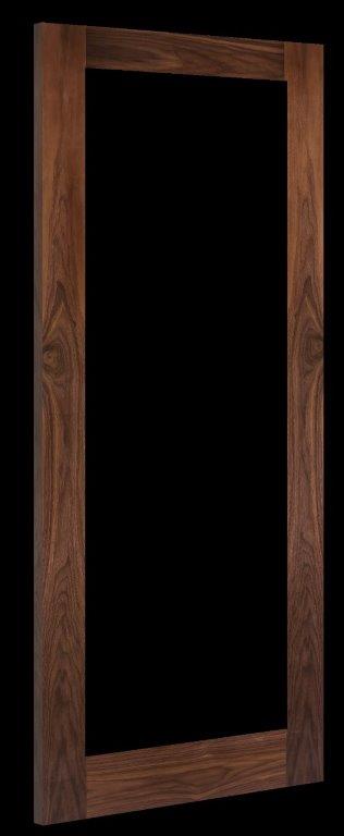 Pre-Finish Walnut Shaker Glazed Door