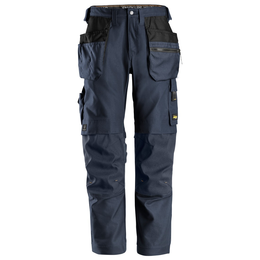 SNICKERS Trousers Canvas Stretch Steel Navy