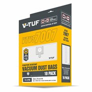 V-TUF Vacuum Cleaner M-Class MIGHTY DUST BAGS 10Pk