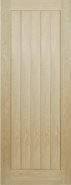Mexicano Sheeted Internal Door Sanded - White Oak