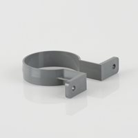 Brett Martin Round Rainwater Downpipe Clip - Grey