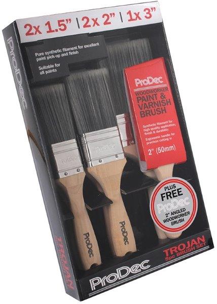 Rodo Prodec Trojan Brush Set Pk6