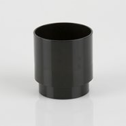 Brett Martin Round Rainwater Downpipe Connect - Black