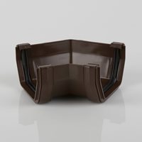 Brett Martin Square Rainwater Gutter - Brown