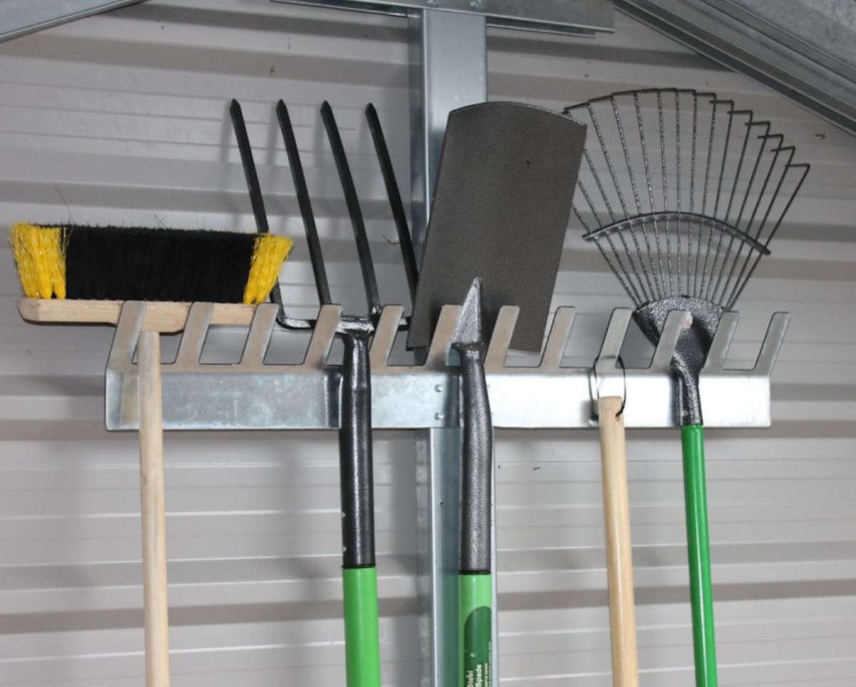 Adman Steel Shed - Garden Tool Rack