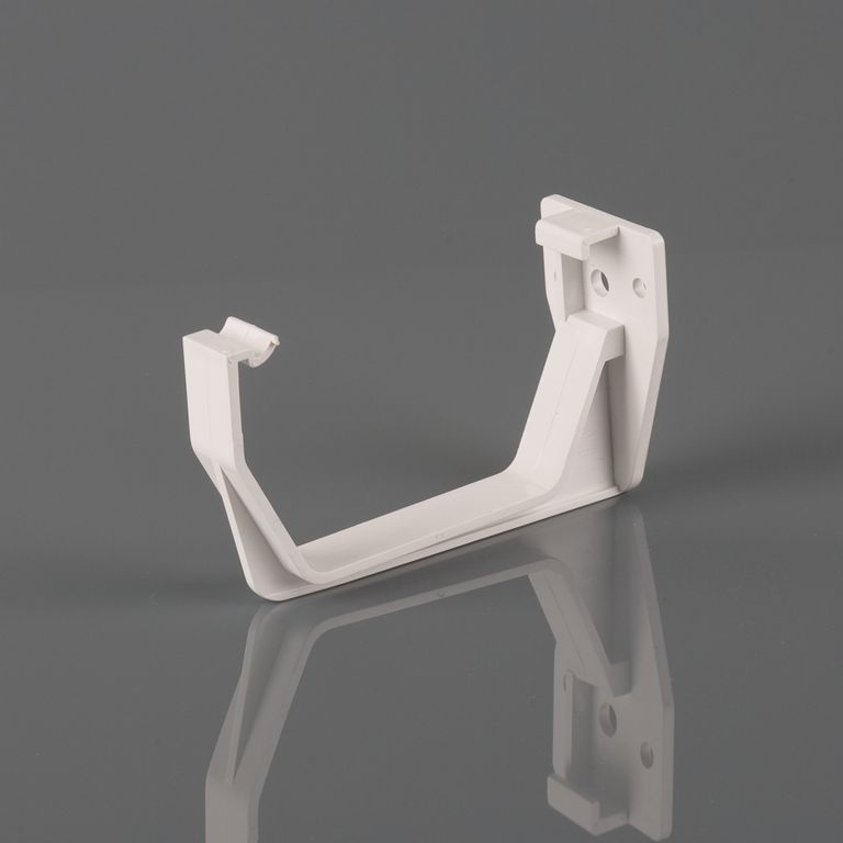 Brett Martin Square Rainwater Fascia Bracket - Artic White