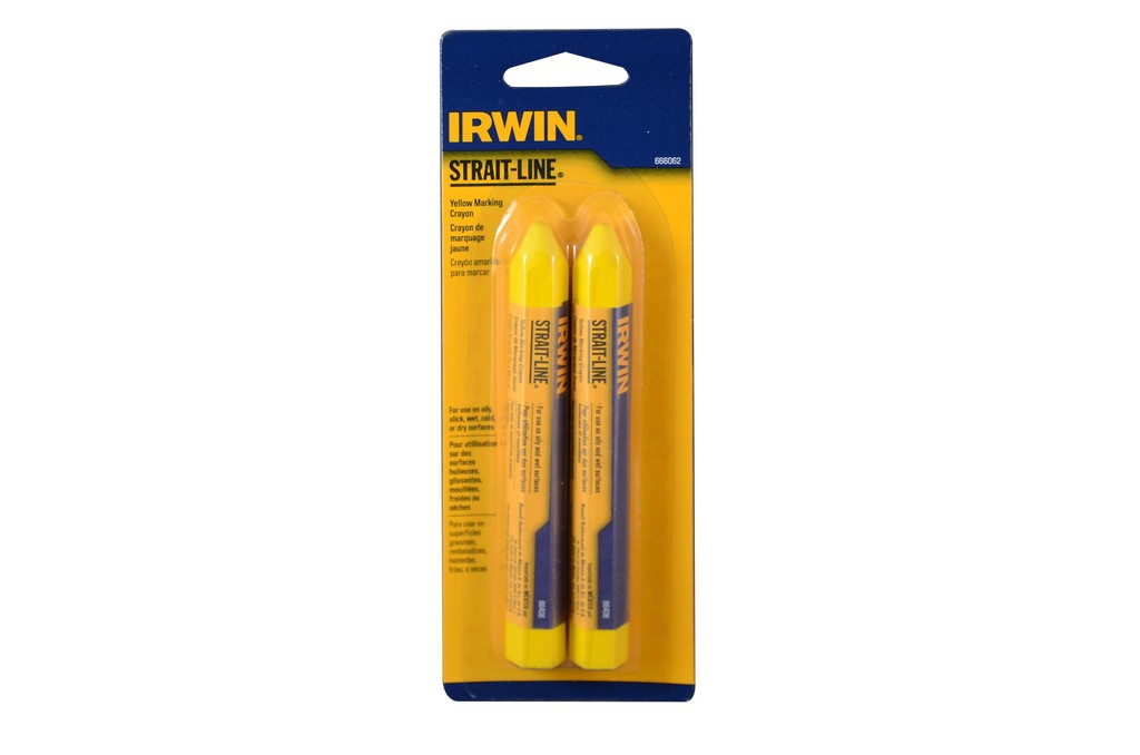 Irwin Yellow Crayons Card Of 2 - Yellow