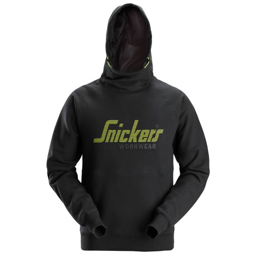 SNICKERS Workwear Logo Hoodie  Black