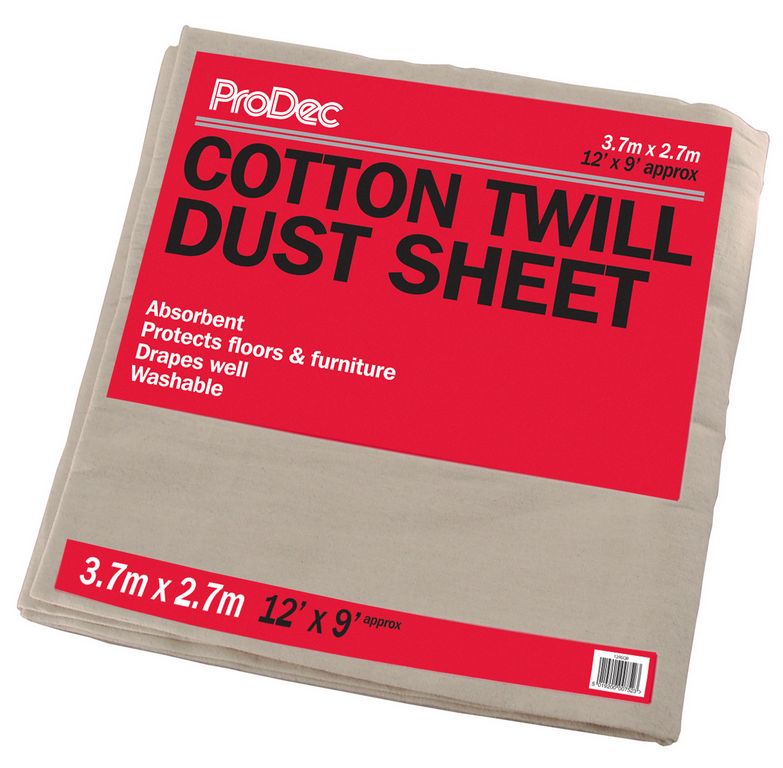 ProDec Rodo Cotton Twill Dust Sheet
