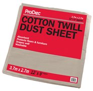 ProDec Rodo Cotton Twill Dust Sheet