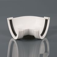 Brett Martin Round Rainwater Gutter Angle - White