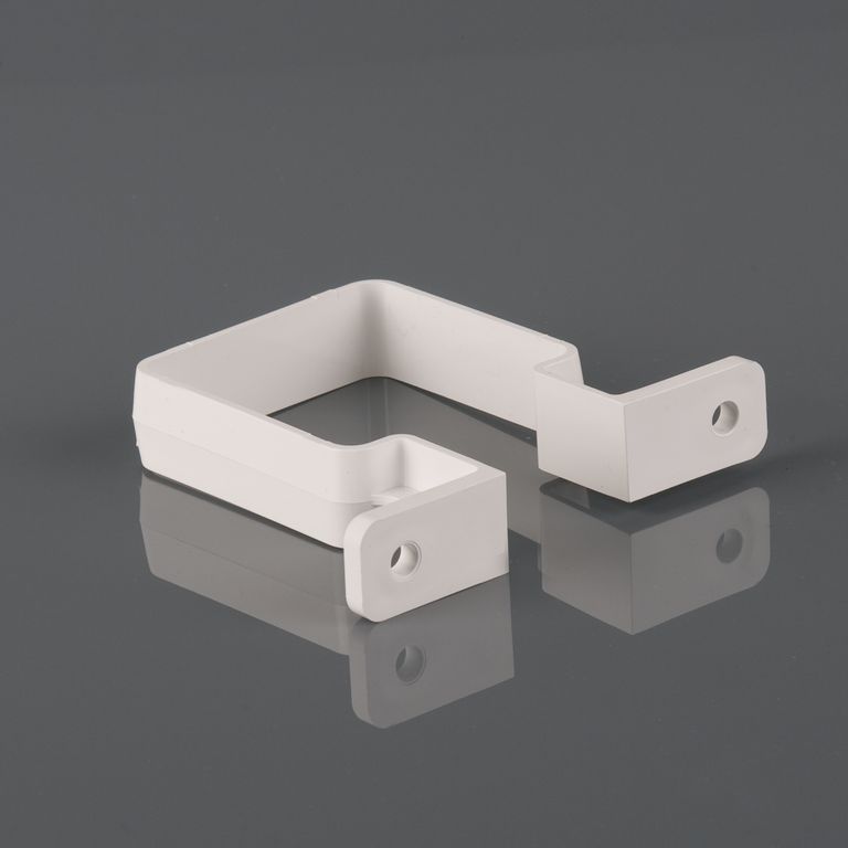 Brett Martin Square Rainwater External Stop End - Artic White