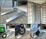 Adman Steel Shed - Ramp