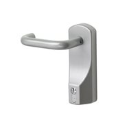 Zoo Lever Outside Access Device Silver Exidor S/Steel