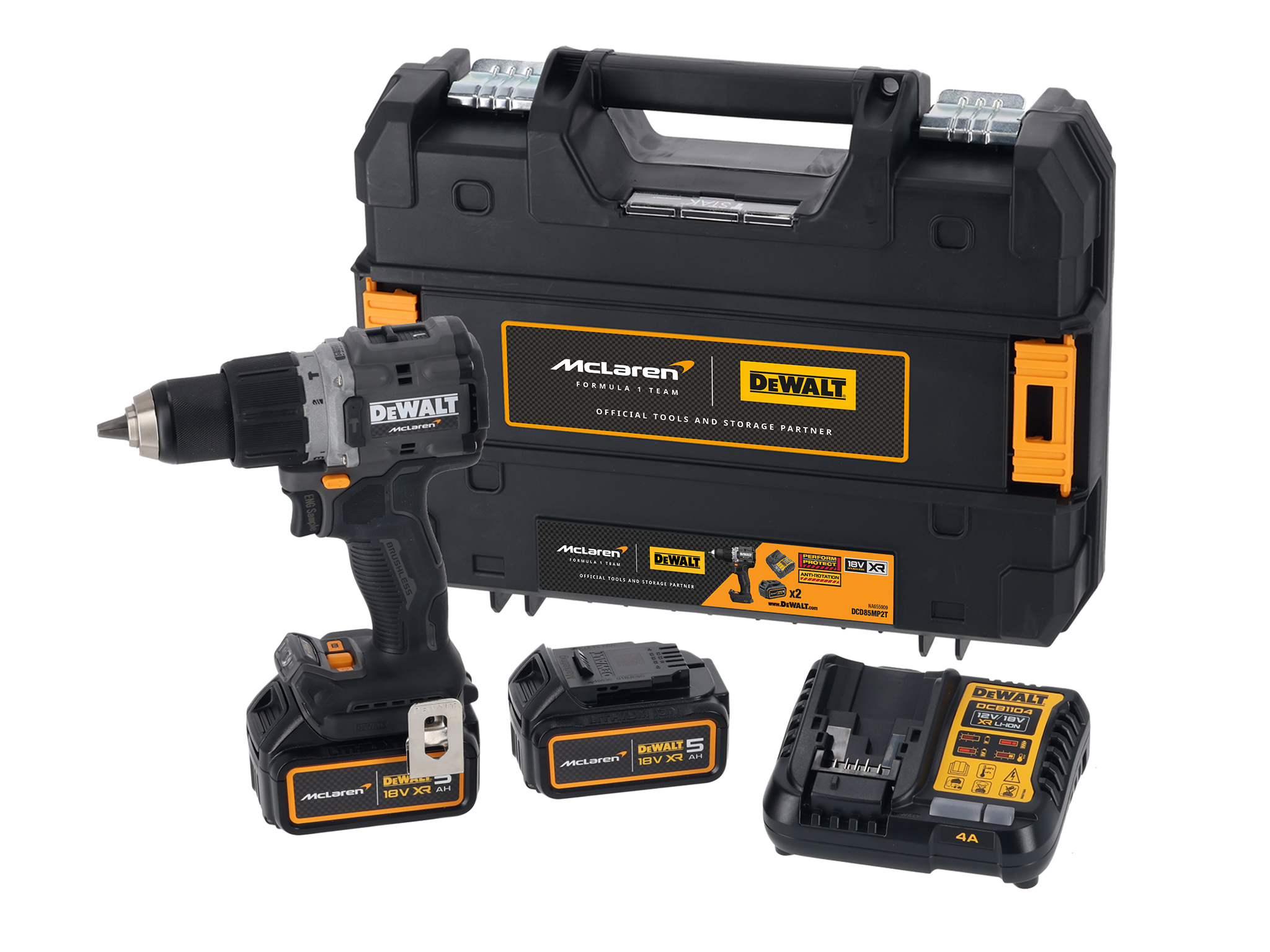 DeWalt 18v XR Combi Drill  MCLAREN F1 2x5ah
