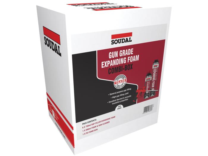 Soudal Expanding Gap Filler Combi-Pack