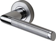 Sorrento Mercury Handle On Round Rose Satin Chrome