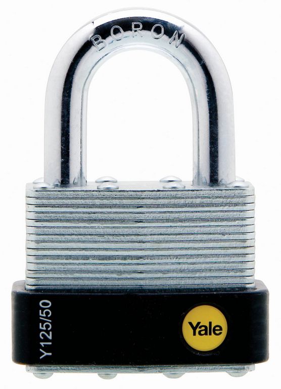 Yale Open Shackle Padlock Laminated