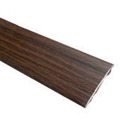 Trojan Self Adhesive Floor To Floor Coverstrip Aluminium - Walnut