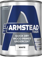 Armstead 2.5 Ltr Trade Paint Quick Dry Wood Primer & Undercoat