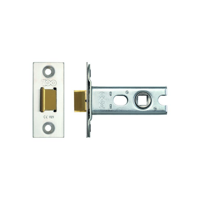 Zoo Heavy Duty Tubular Latch 2.5In Silver S/Steel