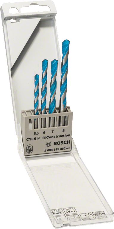 Bosch Multiconstruction 4 Piece Drill Bit Set