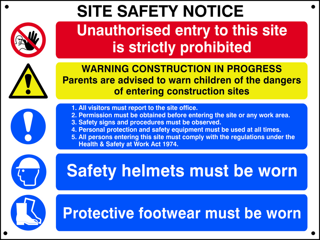 Cent Sign Composite Safety Sign