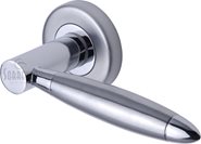 Sorrento Fluo Handle On Round Rose Satin Chrome