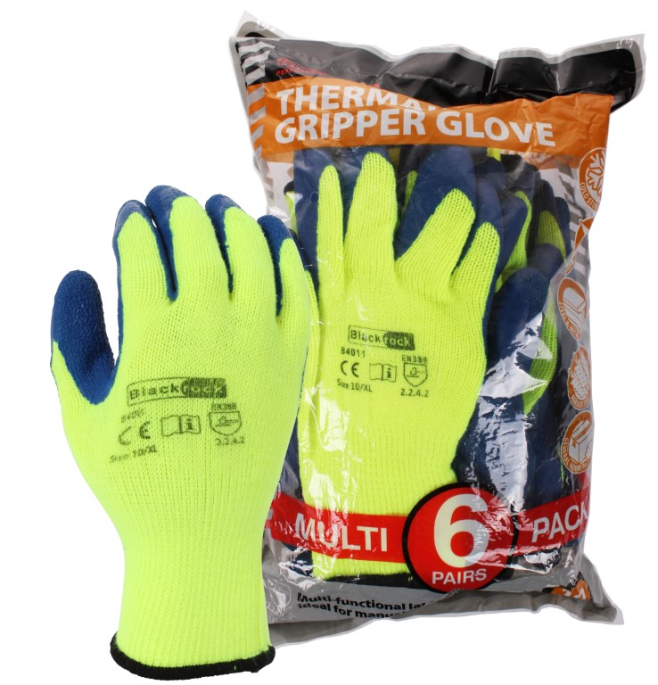 Blackrock Gripper Gloves - Thermal pk6