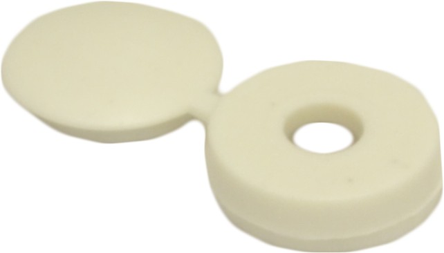 Centurion Screw Cover & Cup Hinged - White