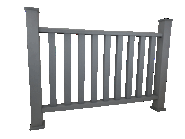 Woodgrain Composite Deck - Railing Kit
