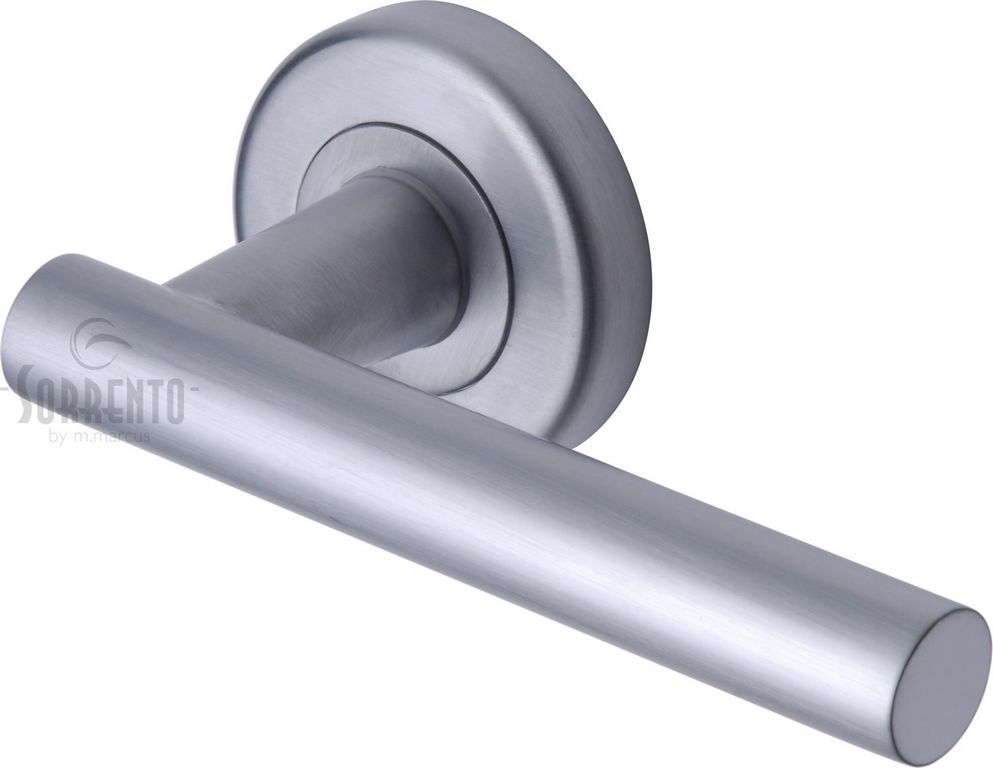 Sorrento Shuttle Handle On Rose Satin Chrome