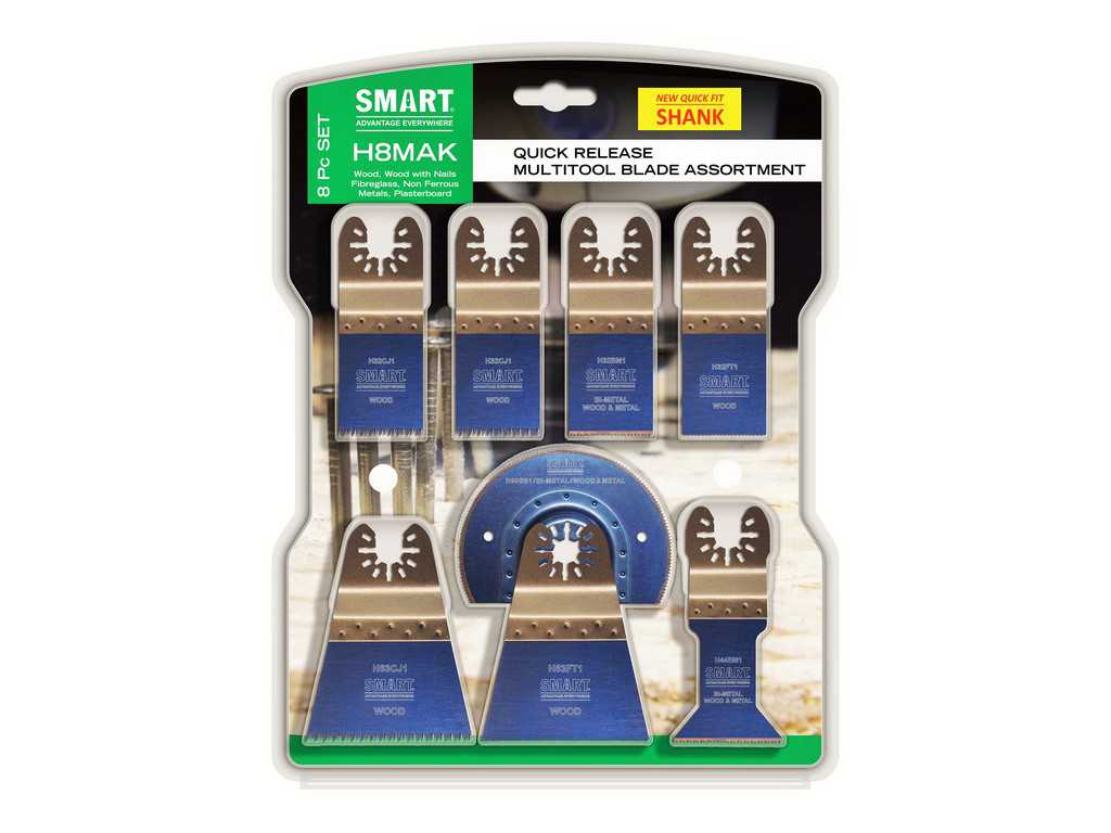 SMART Trade 8 Piece Blade Set - Top Seller