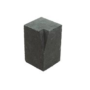 AG Kerb Bullnose High Rise Int Corner Smooth Slate