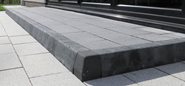 Kilsaran Kerb Block External Corner - Charcoal