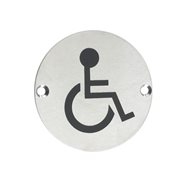Zoo Disabled Symbol S/Steel