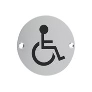Zoo Disabled Symbol - SAA S/Steel