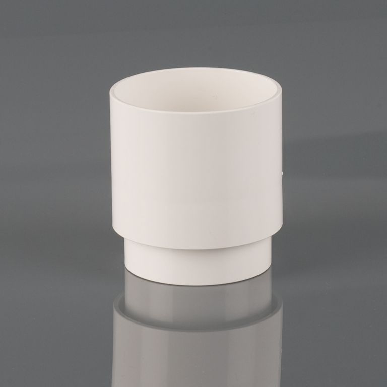 Brett Martin Round Rainwater Downpipe Connect - White